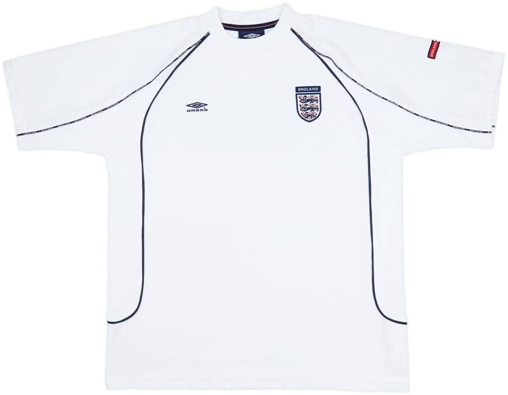 2000-02 England Umbro Training Shirt - 8/10 - (XL)