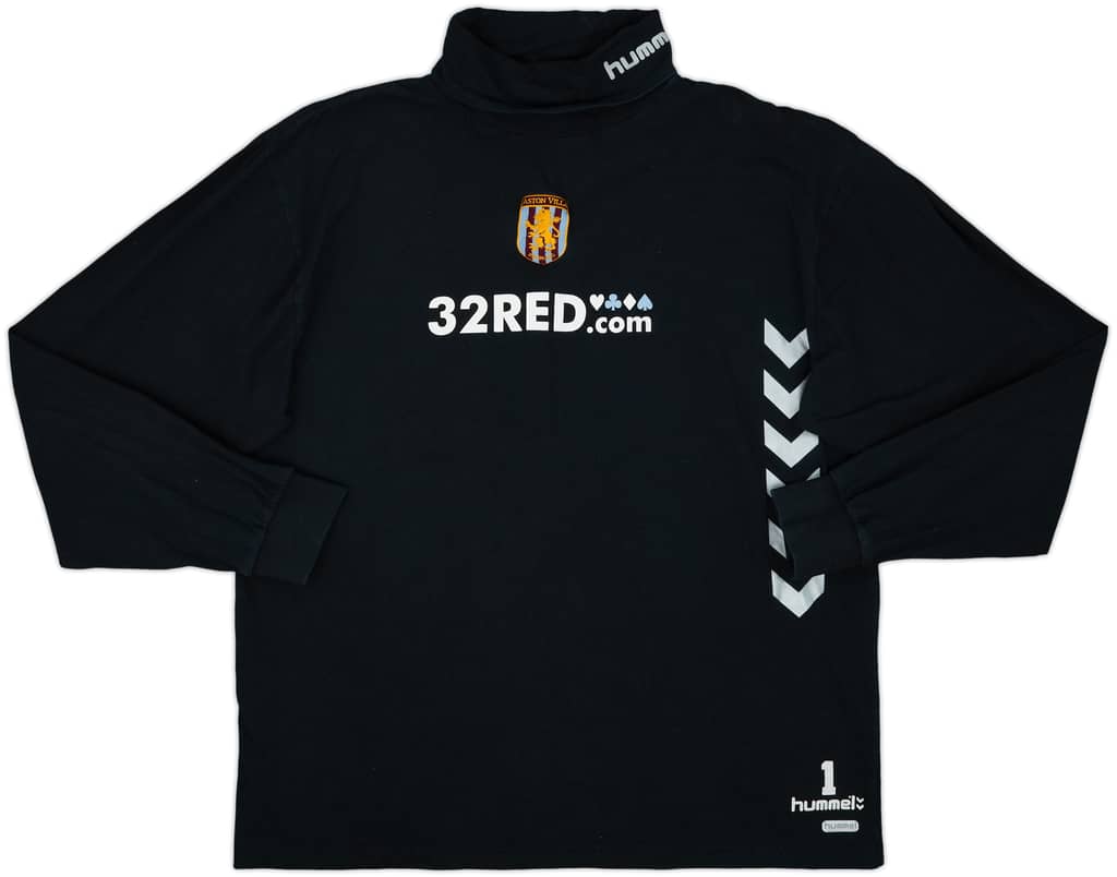 2006-07 Aston Villa Player Issue Hummel Turtle Neck #1 - 7/10 - (XXL)