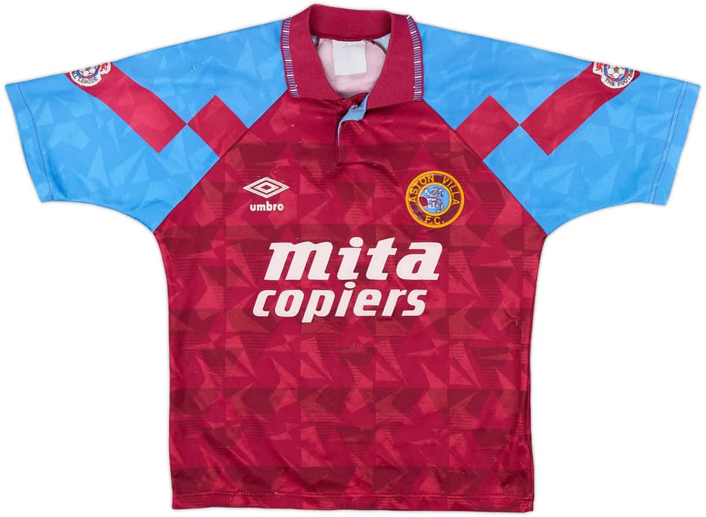 1990-92 Aston Villa Home Shirt - 4/10 - (M.Boys)