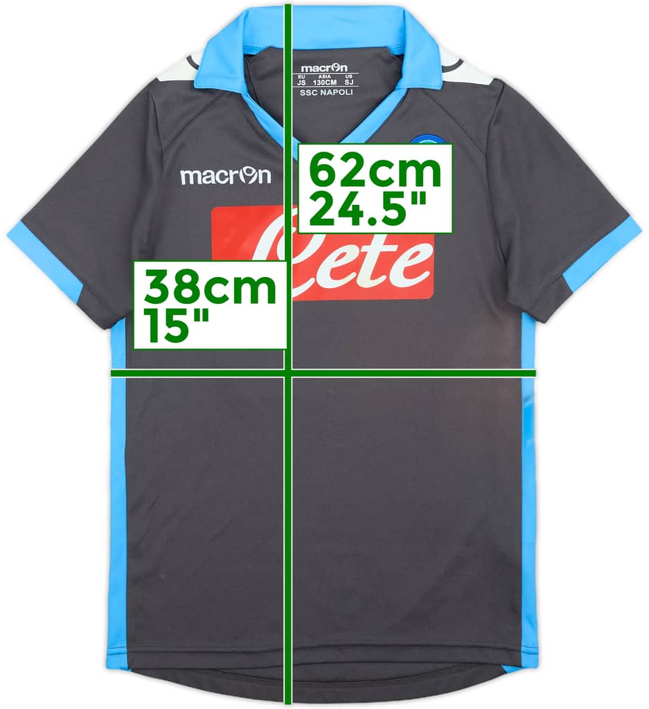 2011-12 Napoli Away Shirt - 8/10 - (S.Boys)