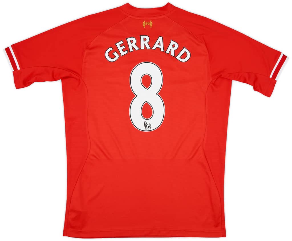 2013-14 Liverpool Home Shirt Gerrard #8