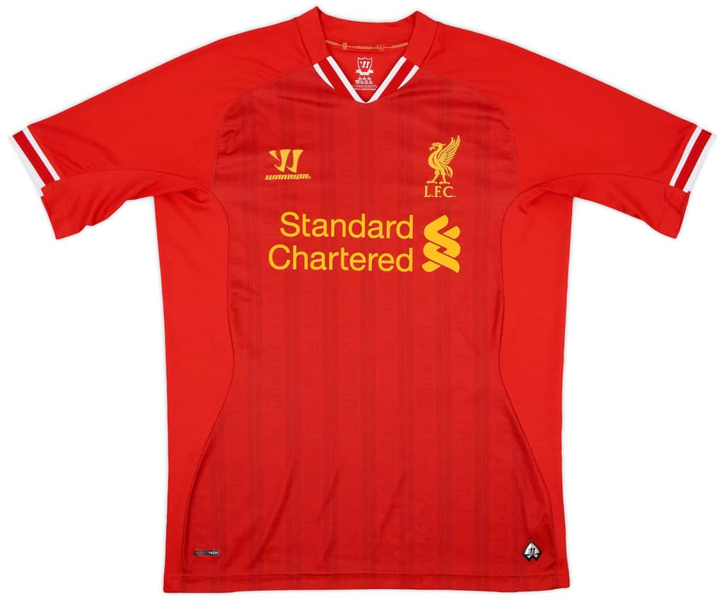 2013-14 Liverpool Home Shirt Gerrard #8 - 8/10 - (S)