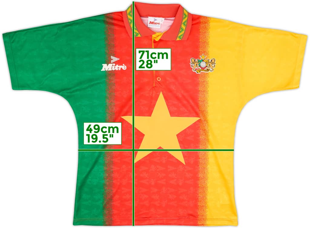 1994-95 Cameroon Home Shirt - 7/10 - (M)