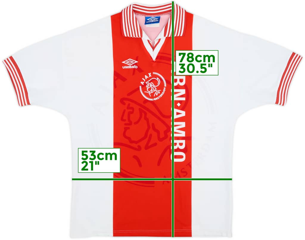 1995-96 Ajax Home Shirt - 7/10 - (L)