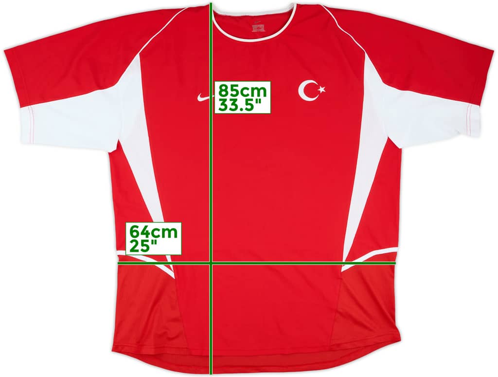 2003-04 Turkey Home Shirt - 8/10 - (XXL)