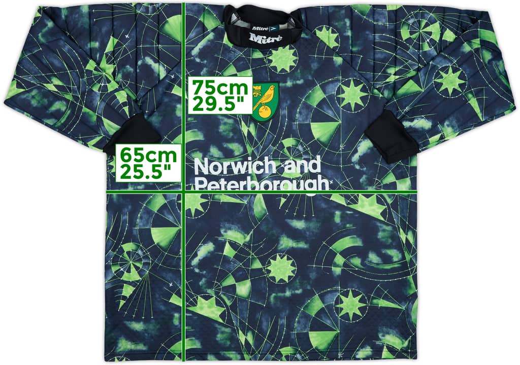 1996-97 Norwich City GK Shirt - 9/10 - (XL)