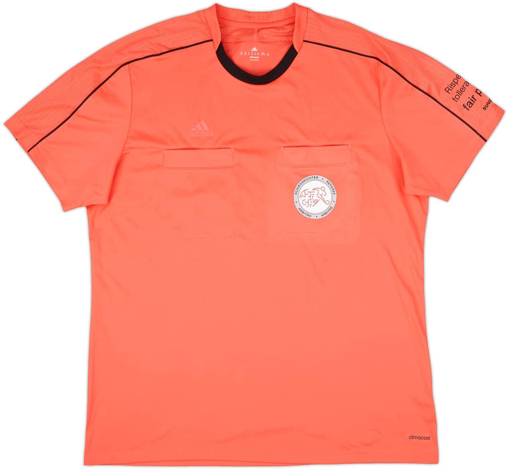 2015-16 Switzerland adidas Referee Shirt - 9/10 - (XL)