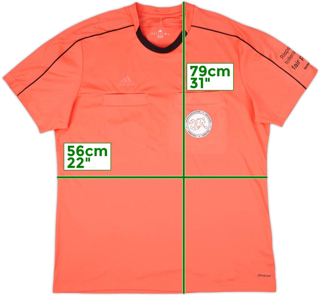 2015-16 Switzerland adidas Referee Shirt - 9/10 - (XL)
