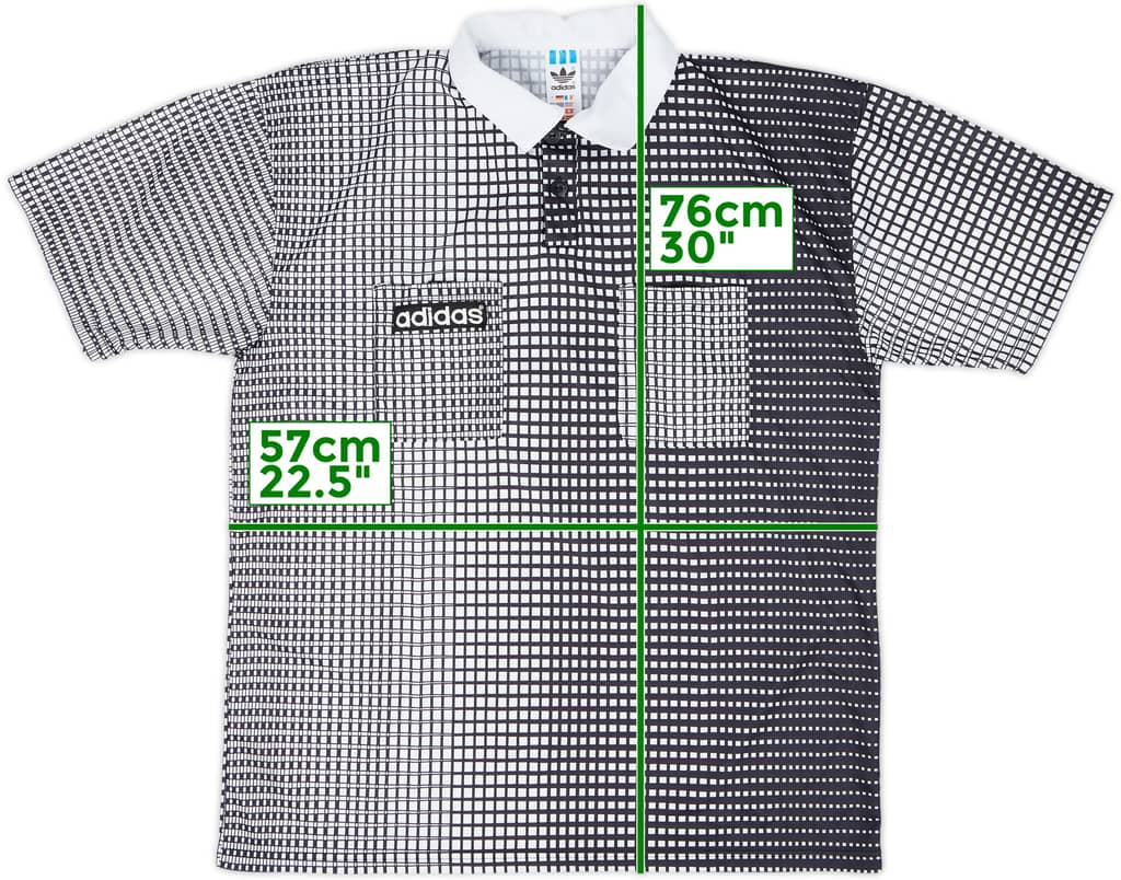 1990s adidas Referee Template Shirt - 10/10 - (L)