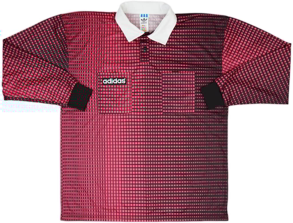 1990s adidas Referee Template L/S Shirt - 10/10 - (L)
