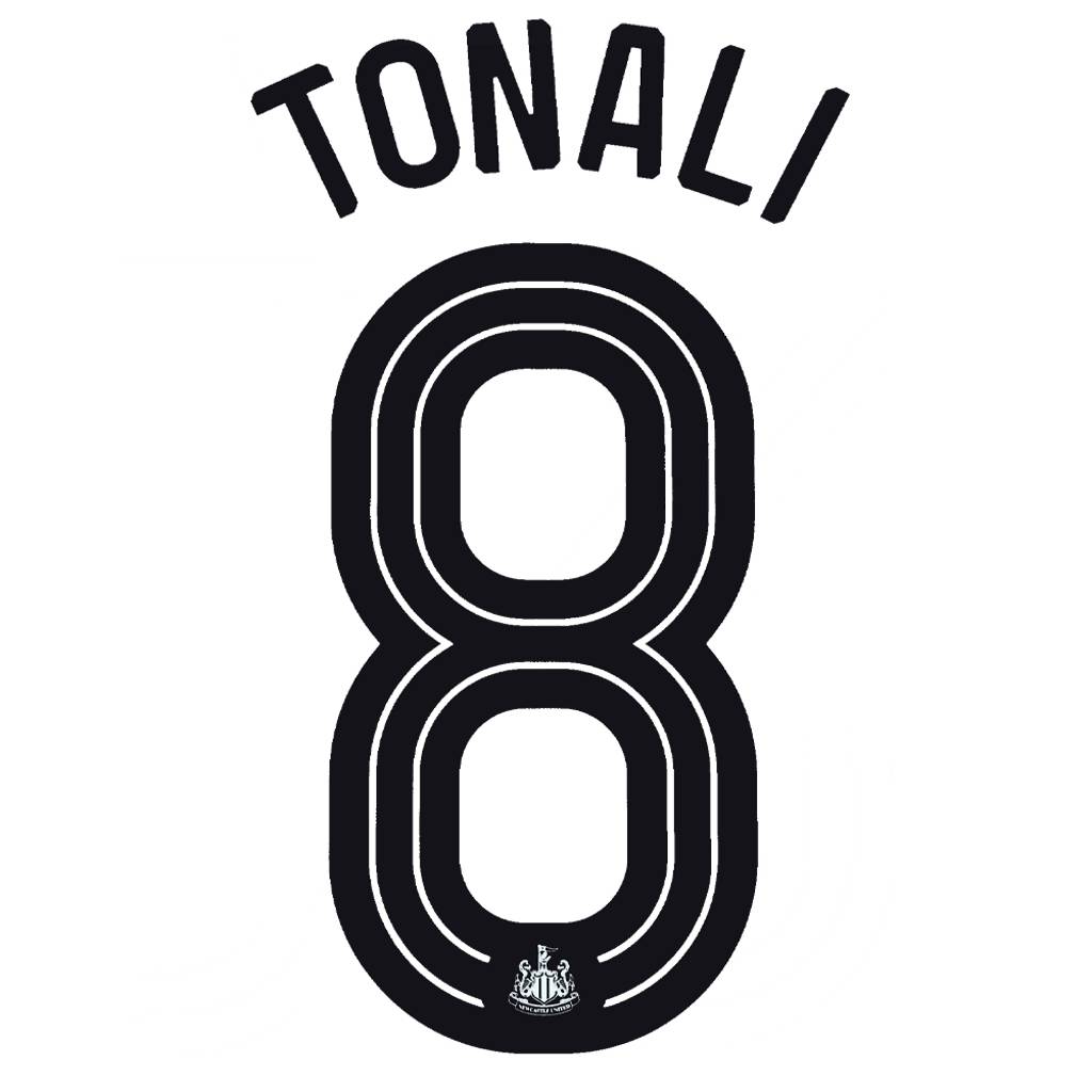 2024-25 Newcastle United Cup Tonali #8 Name Set