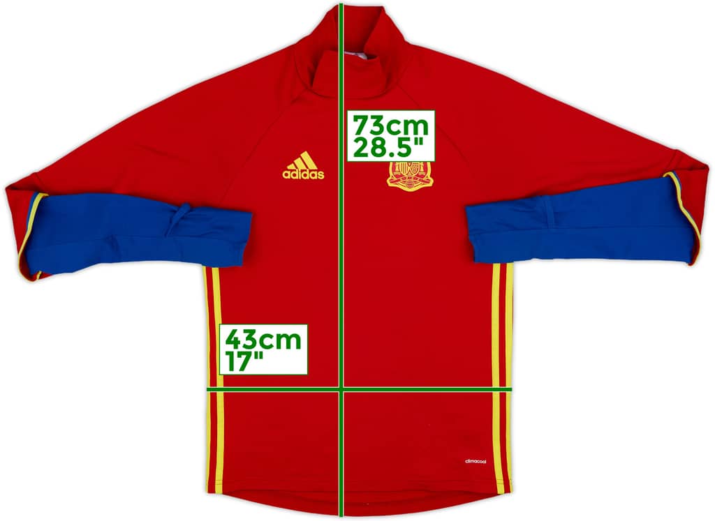 2015-16 Spain adidas Drill Top - 7/10 - (XS)