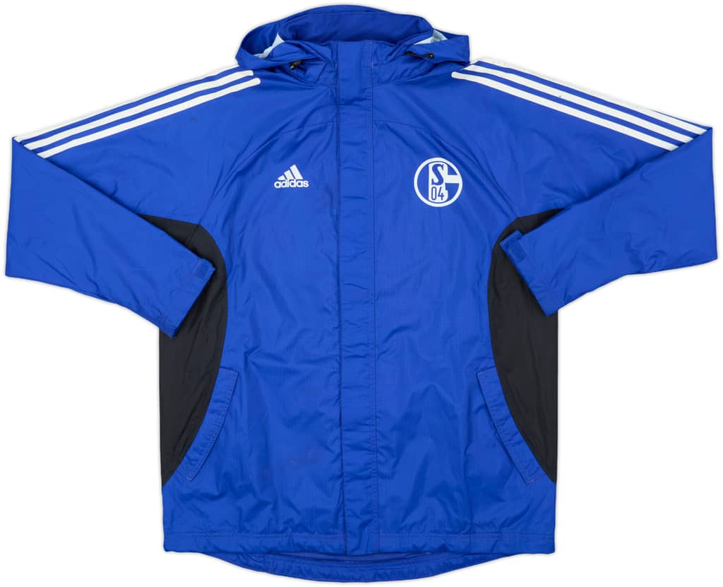 2002-03 Schalke adidas Hooded Rain Jacket - 7/10 - (M)