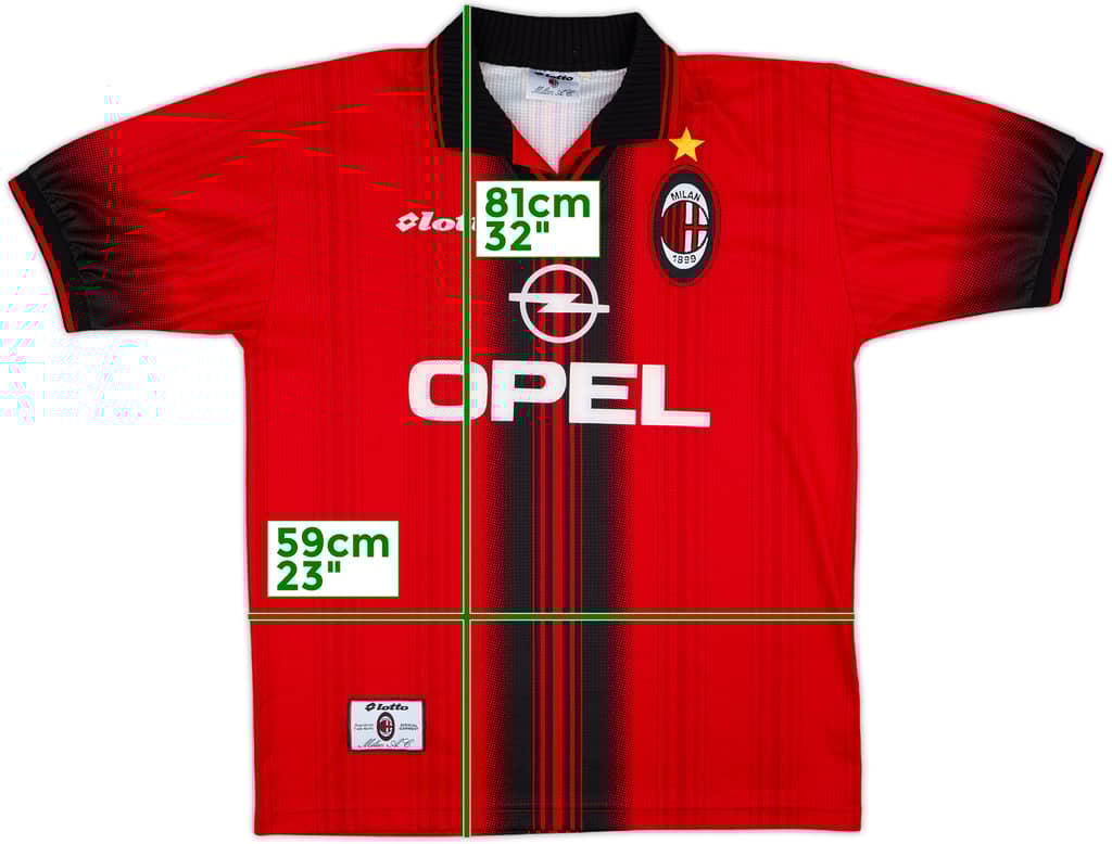 1997-98 AC Milan Fourth Shirt - 10/10 - (XL)