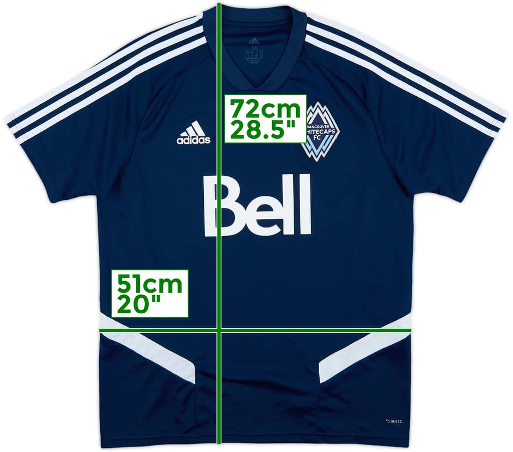 2018-19 Vancouver Whitecaps adidas Training Shirt - 8/10 - (M)