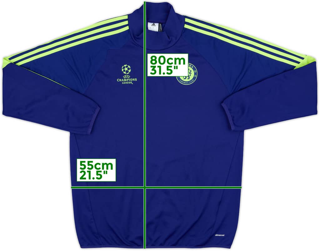 2014-15 Chelsea adidas CL Drill Top - 8/10 - (L)