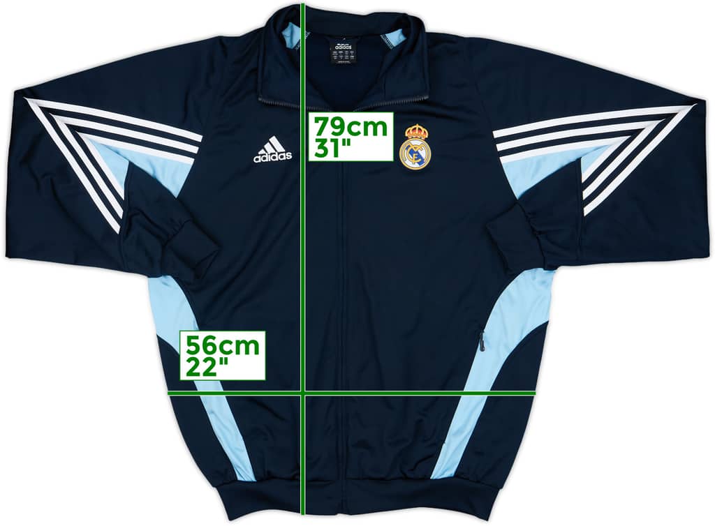 2003-04 Real Madrid adidas Track Jacket - 7/10 - (L/XL)
