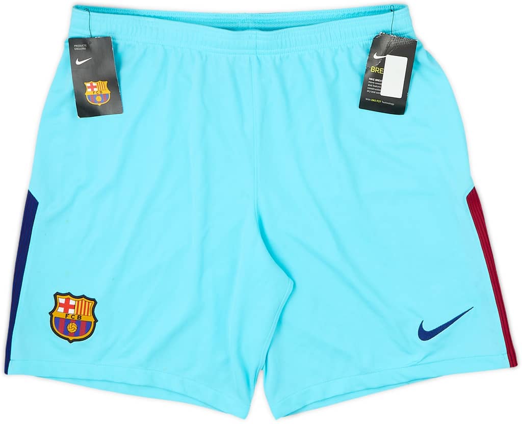 2017-18 Barcelona Away Shorts (L)