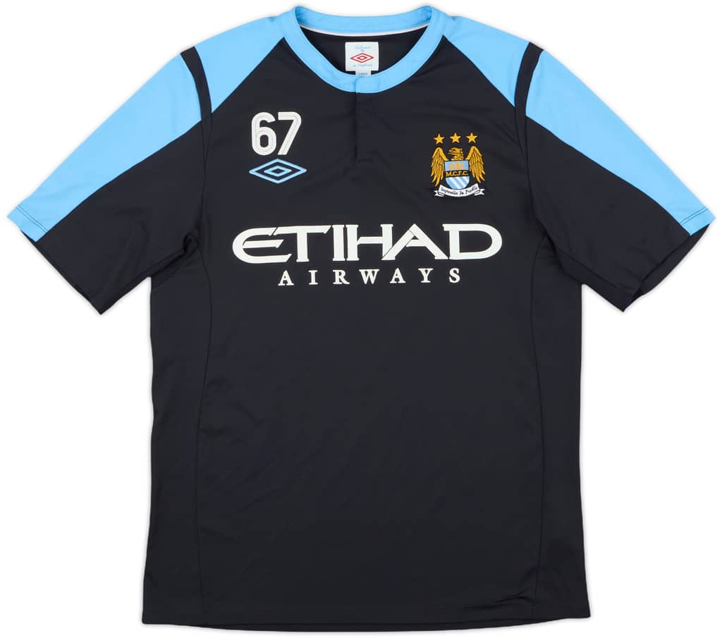 2009-10 Manchester City Umbro Player Issue Training Shirt #67 - 7/10 - (L)