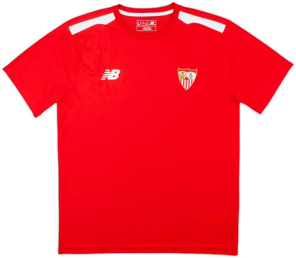 2016-17 Sevilla New Balance Training Shirt - 9/10 - (M)