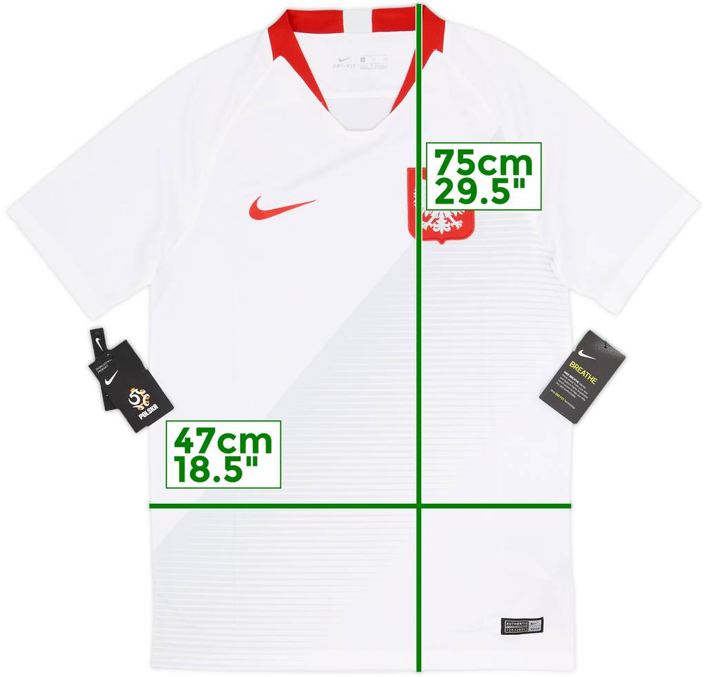2018-19 Poland Home Shirt (S)