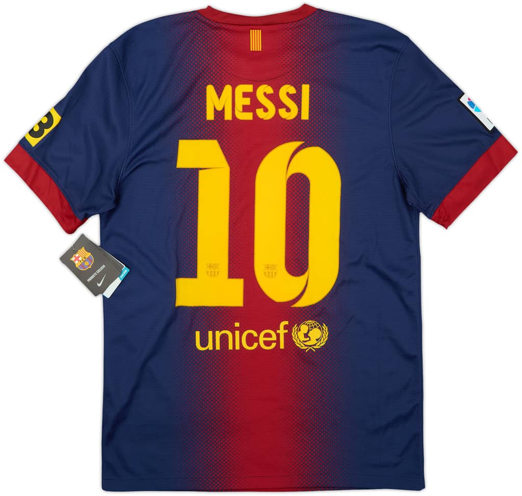 2012-13 Barcelona Home Shirt Messi #10 (S)