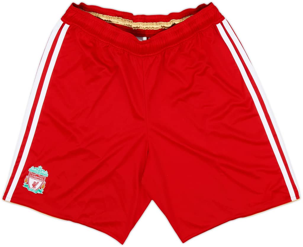 2010-11 Liverpool Home Shorts - 9/10 - (M)