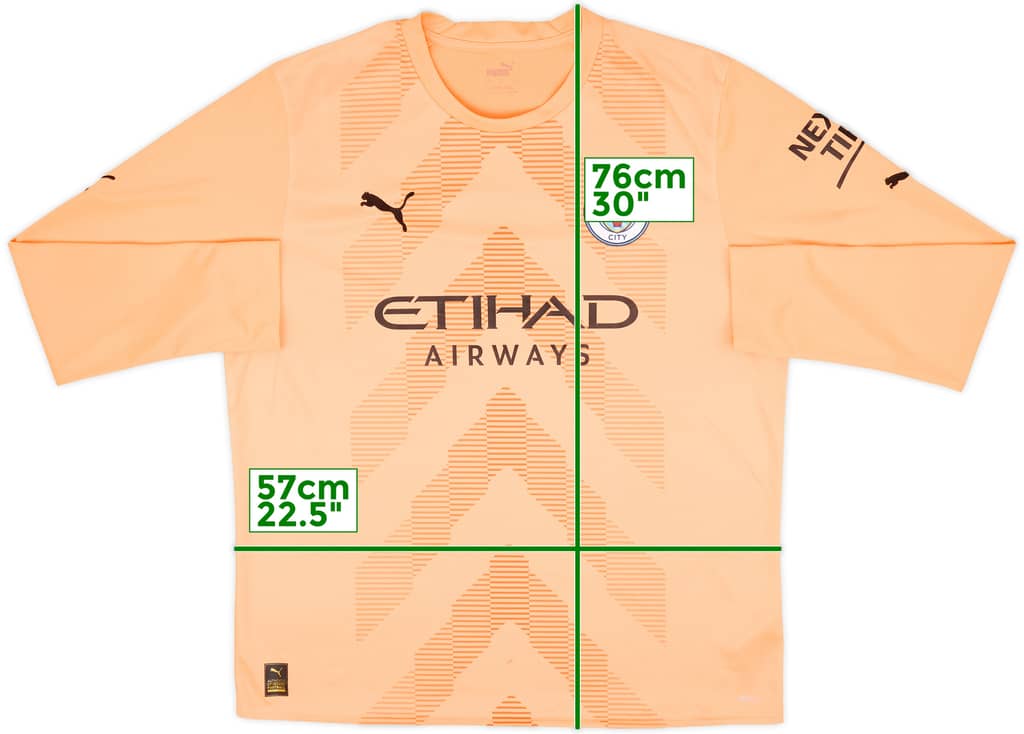 2022-23 Manchester City GK Shirt - 7/10 - (XL)