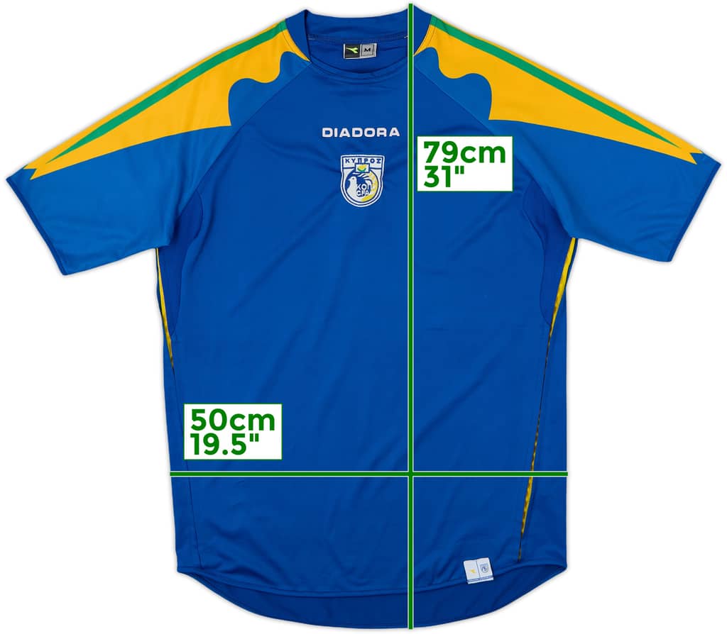 2006-08 Cyprus Home Shirt - 9/10 - (M)