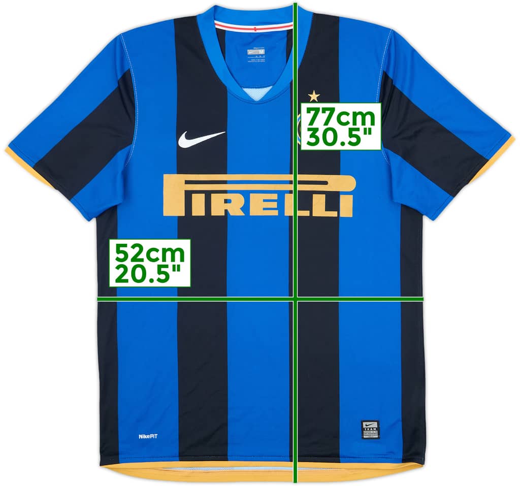 2008-09 Inter Milan Home Shirt - 8/10 - (M)