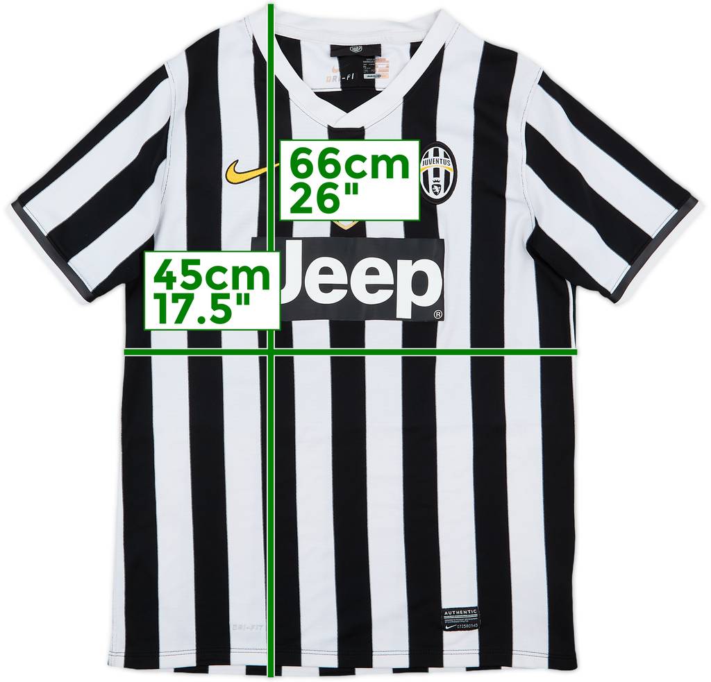 2013-14 Juventus Home Shirt - 5/10 - (XL.Boys)