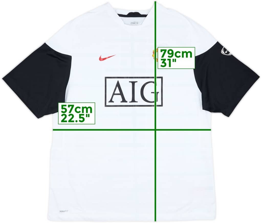 2009-10 Manchester United Nike Training Shirt - 10/10 - (XL)