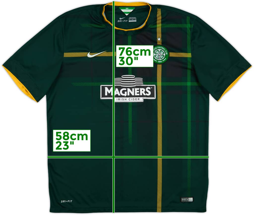 2014-15 Celtic Away Shirt - 8/10 - (XL)
