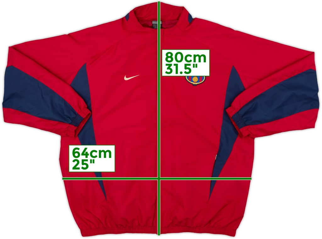 2002-03 Barcelona Nike Track Jacket - 8/10 - (XL)