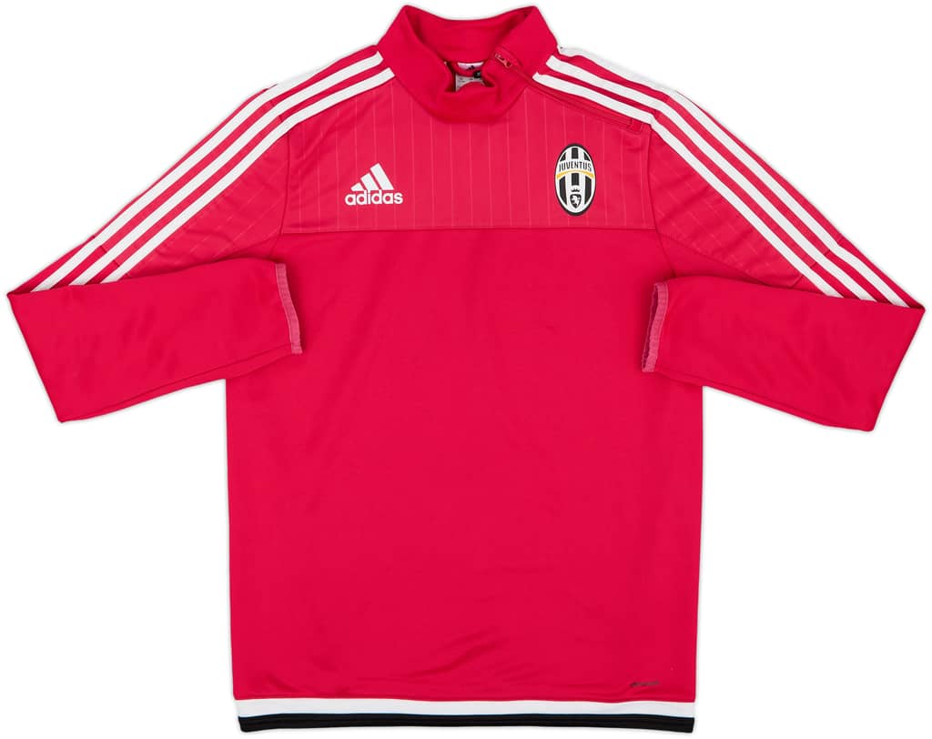 2015-16 Juventus adidas 1/4 Zip Drill Top - 8/10 - (XL.Boys)