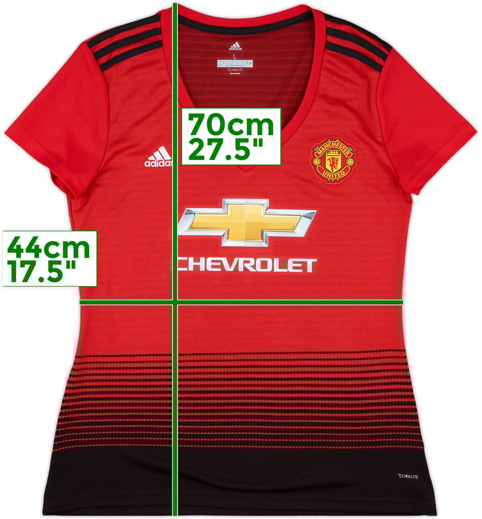 2018-19 Manchester United Home Shirt - 10/10 - (Women's L)