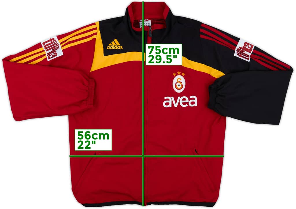 2007-08 Galatasaray adidas Track Jacket - 6/10 - (L/XL)