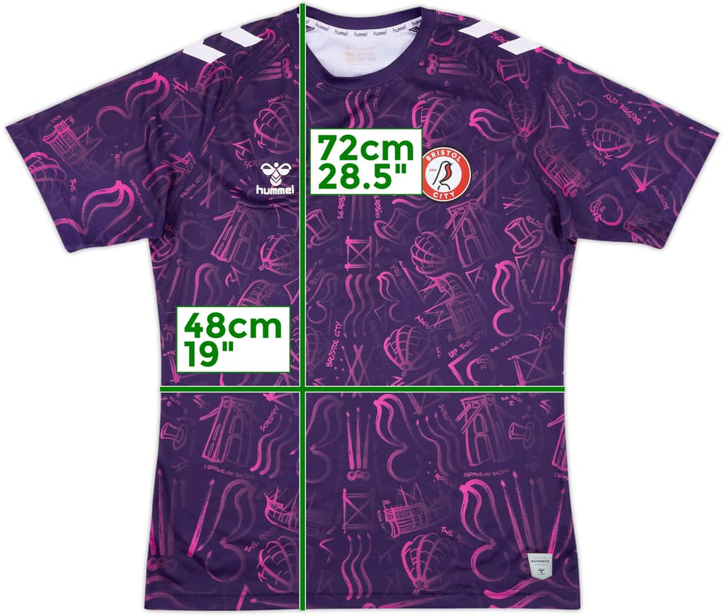 2022-23 Bristol City Hummel Training Shirt - 8/10 - (M)