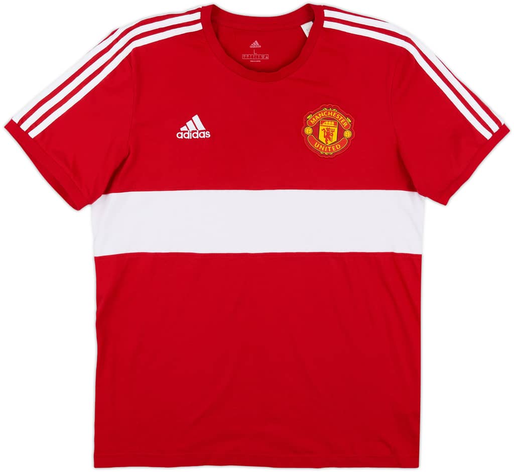 2020-21 Manchester United Cotton Tee - 10/10 - (L)
