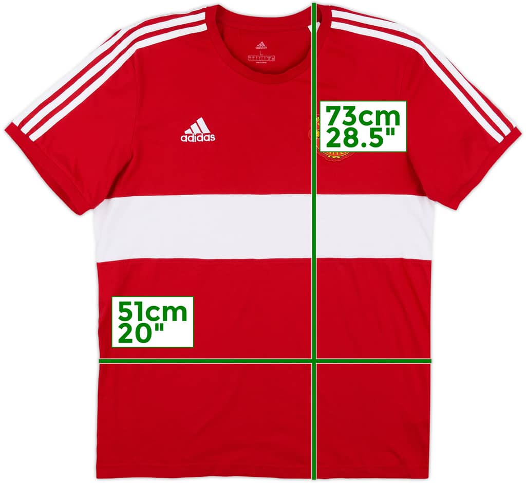 2020-21 Manchester United Cotton Tee - 10/10 - (L)