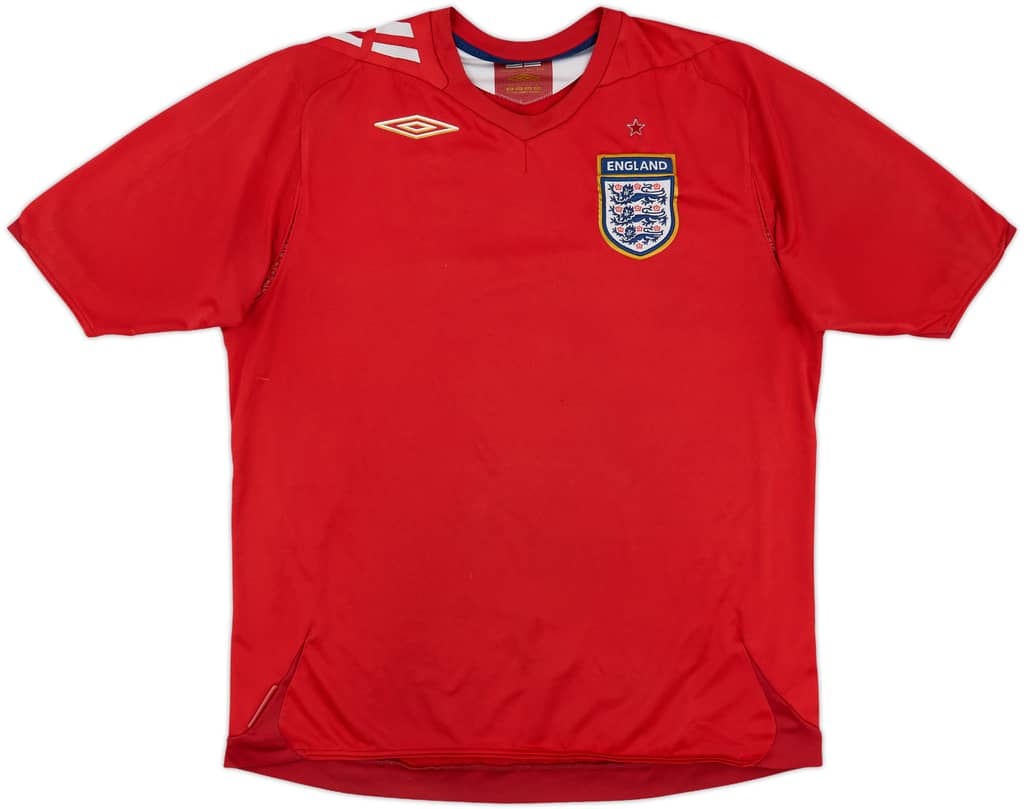 2006-08 England Away Shirt - 5/10 - (L)