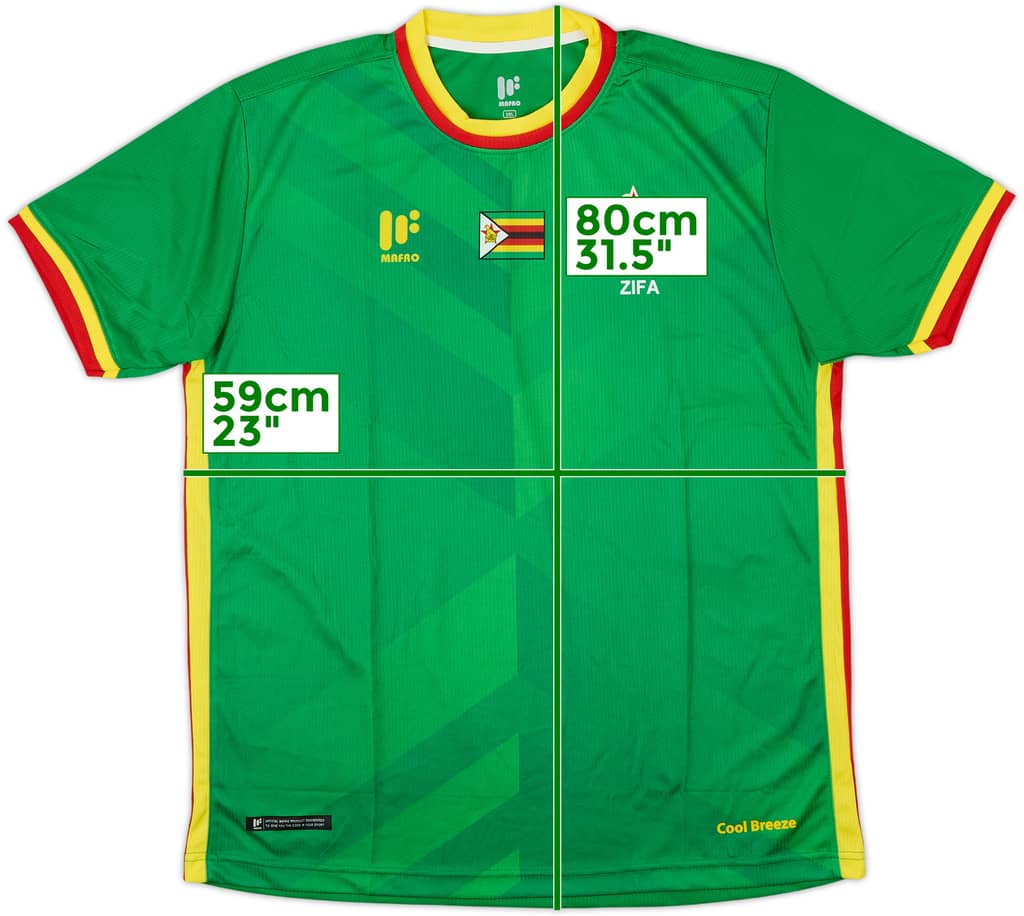 2017-18 Zimbabwe Away Shirt - 9/10 - (XXL)