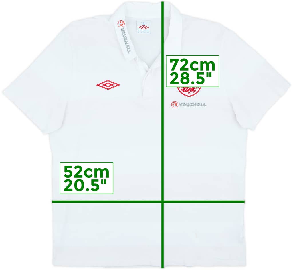 2012-13 England Umbro Polo Shirt - 6/10 - (XL)