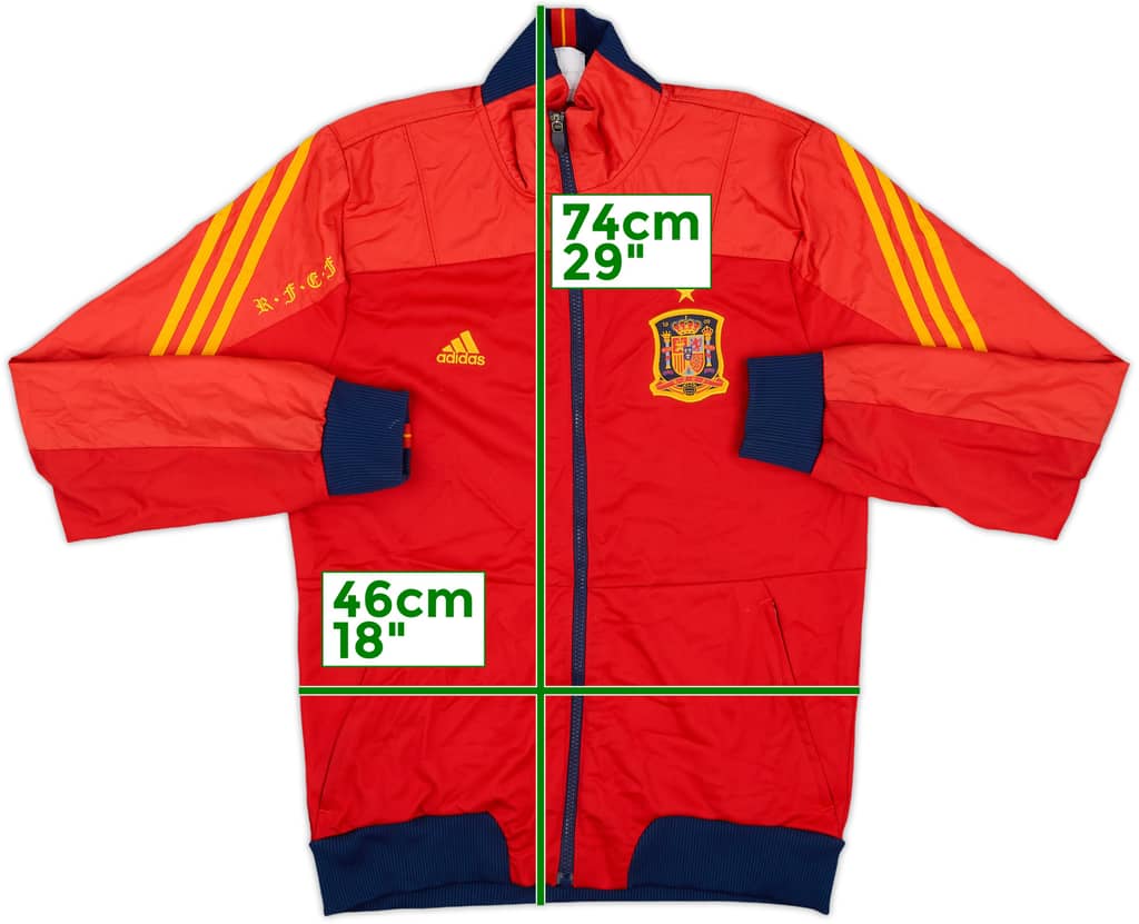2011-12 Spain adidas Track Jacket - 8/10 - (S)