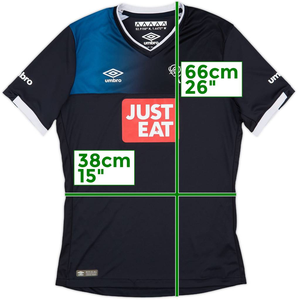 2016-17 Derby County Away Shirt - 10/10 - (L.Boys)