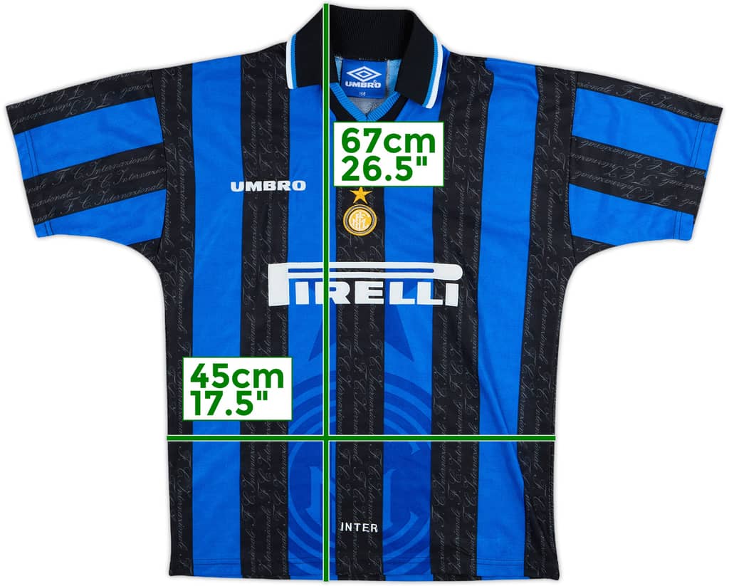 1997-98 Inter Milan Home Shirt - 10/10 - (L.Boys)