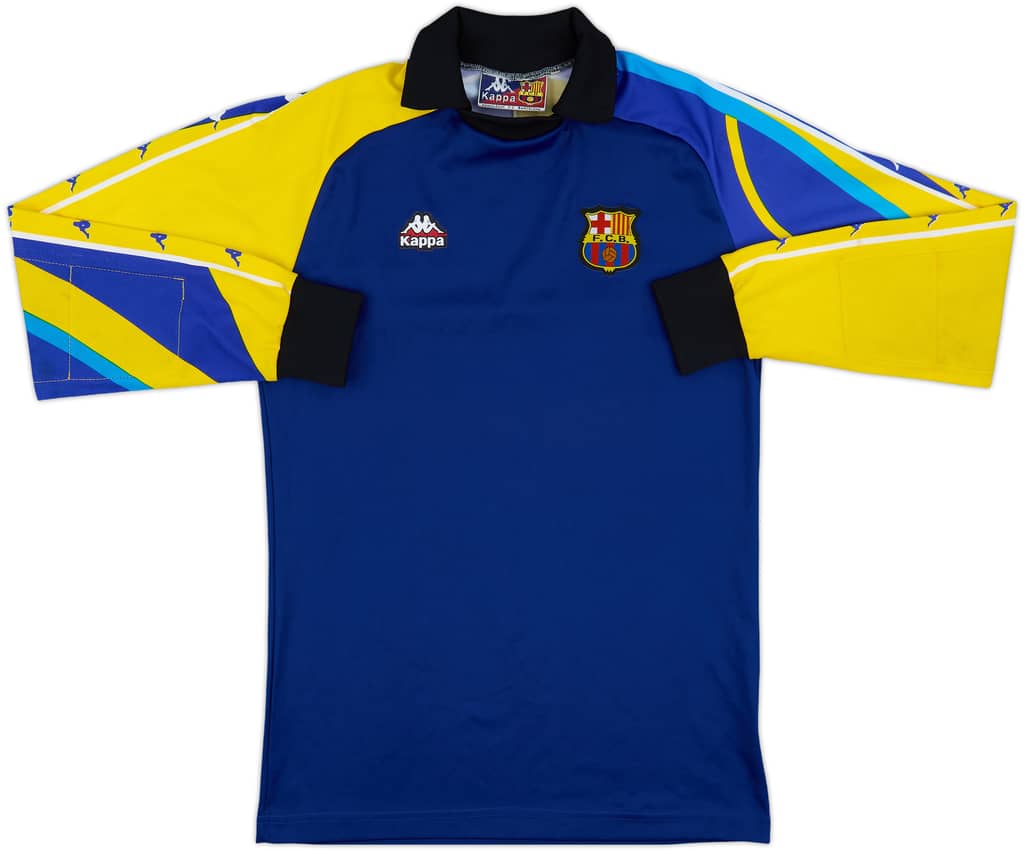 1995-96 Barcelona GK Shirt - 8/10 - (XL.Boys)