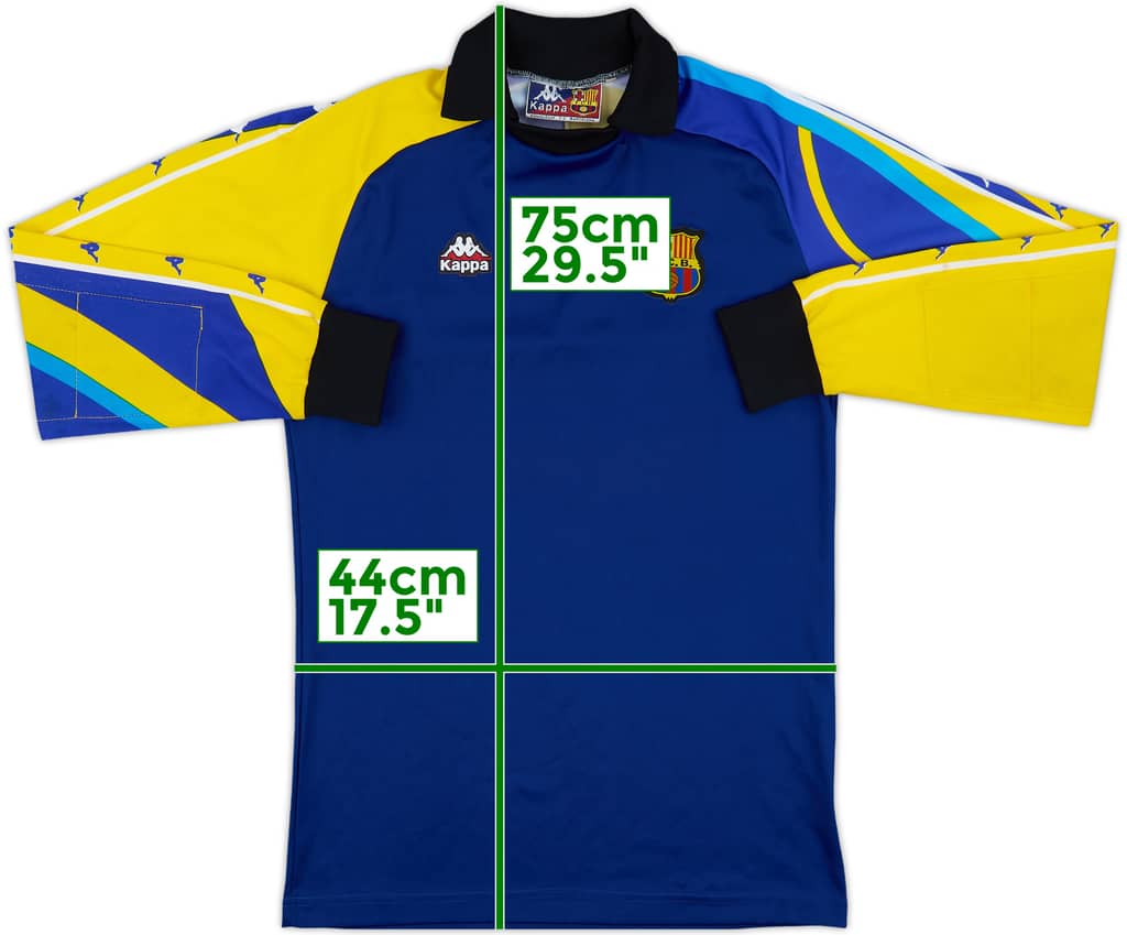 1995-96 Barcelona GK Shirt - 8/10 - (XL.Boys)