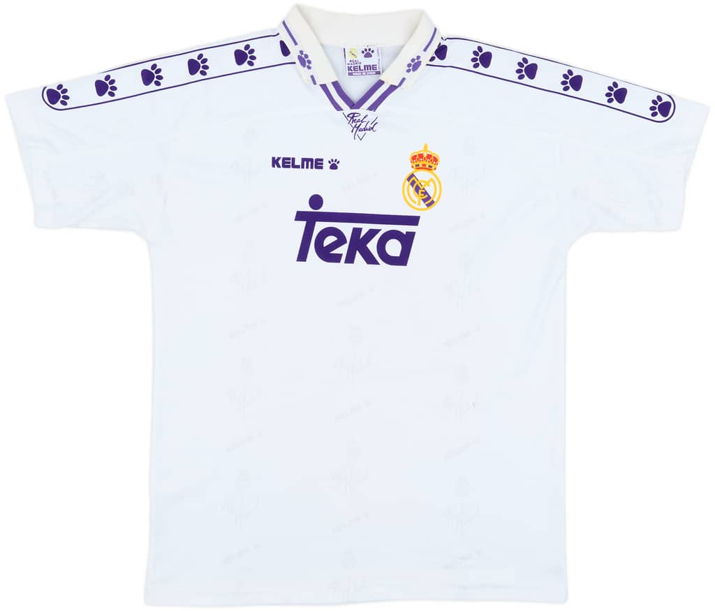 1994-96 Real Madrid Home Shirt - 7/10 - (XL.Boys)