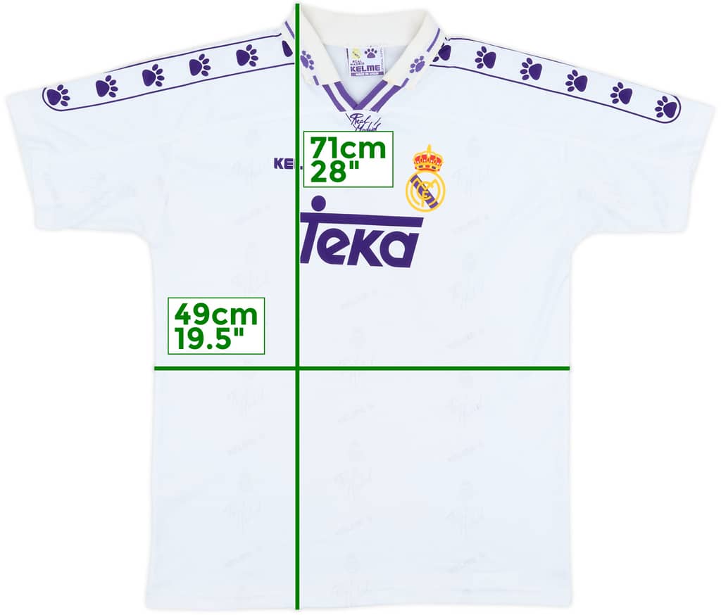 1994-96 Real Madrid Home Shirt - 7/10 - (XL.Boys)